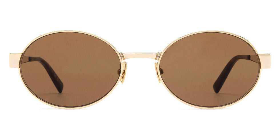 Saint Laurent® 692 SL 692 004 55 - Gold / Brown Sunglasses