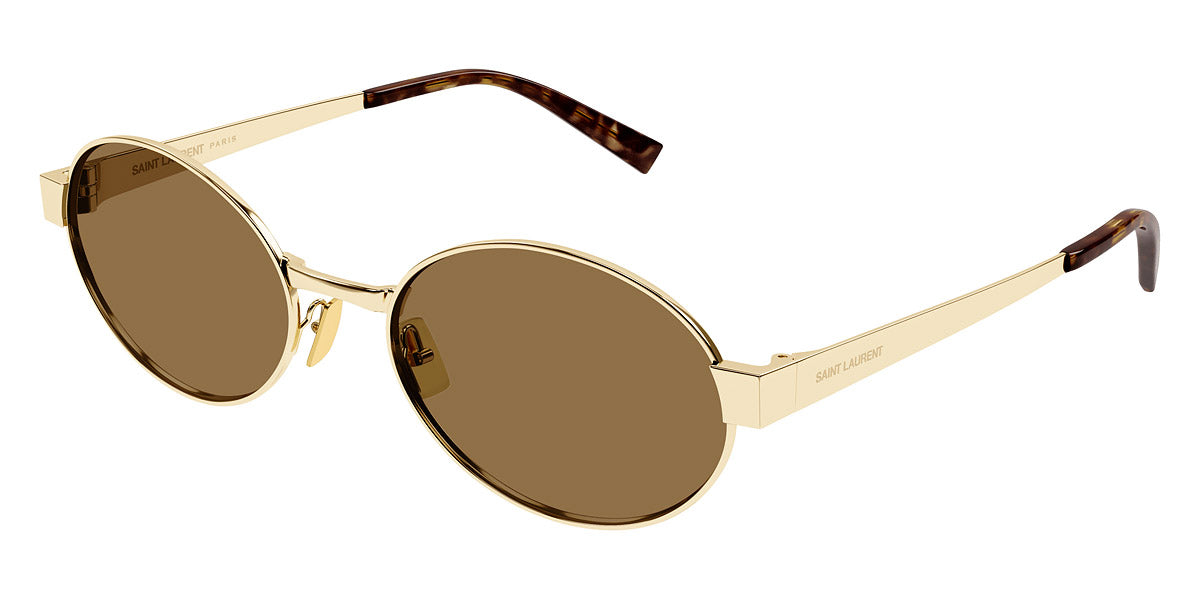 Saint Laurent® 692 SL 692 004 55 - Gold / Brown Sunglasses
