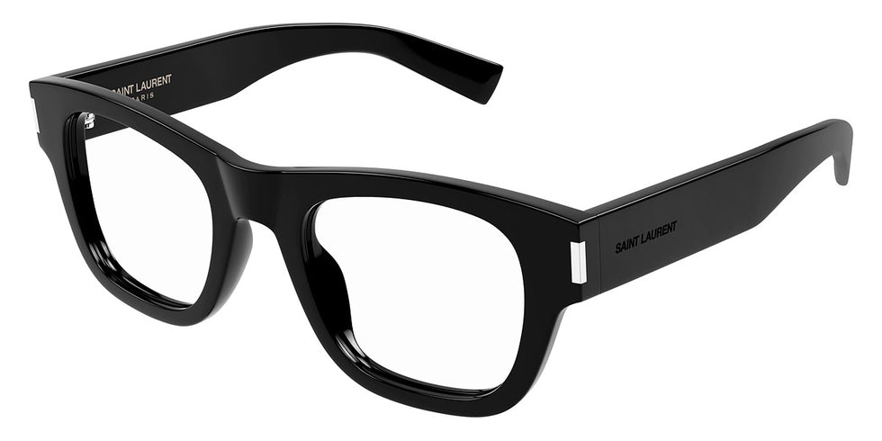 Saint Laurent® 698 SL 698 001 50 - Black / Transparent AR Eyeglasses