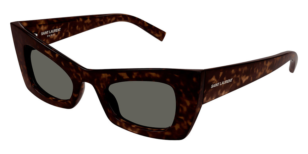 Saint Laurent® 702 SL 702 002 49 - Havana / Gray Sunglasses