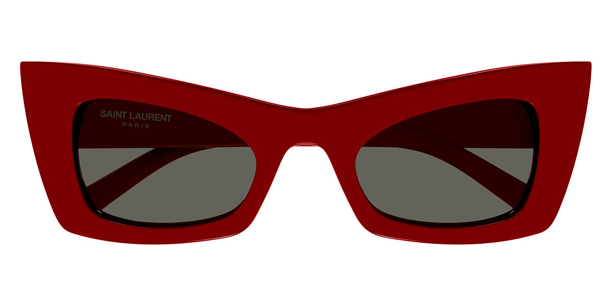 Saint Laurent® 702 SL 702 004 49 - Red / Gray Sunglasses