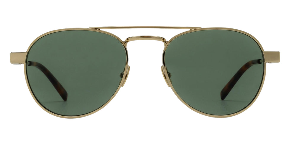 Saint Laurent® 708 SL 708 003 54 - Gold / Green Sunglasses