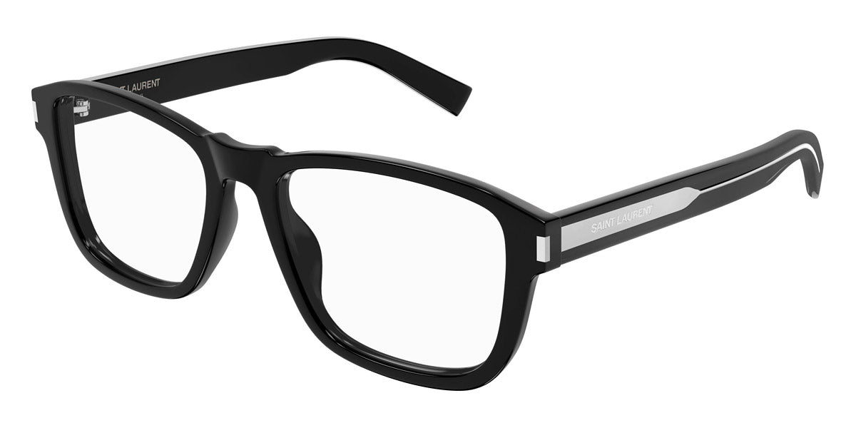 Saint Laurent® 710 OPT SL 710 OPT 001 54 - Black/Crystal / Transparent AR Eyeglasses