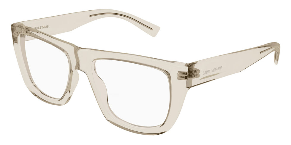 Saint Laurent® 714 SL 714 003 55 - Beige Eyeglasses