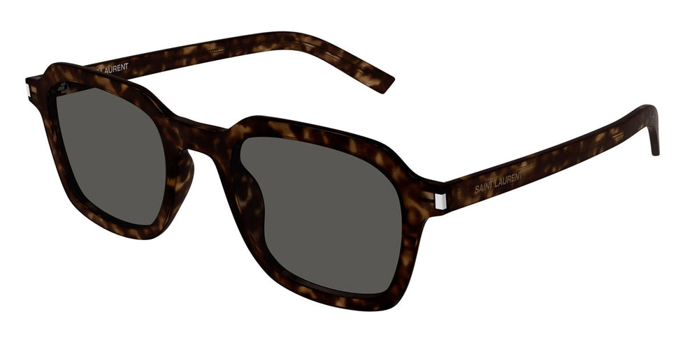 Saint Laurent® 715 SLIM SL 715 SLIM 002 49 - Havana / Gray Sunglasses
