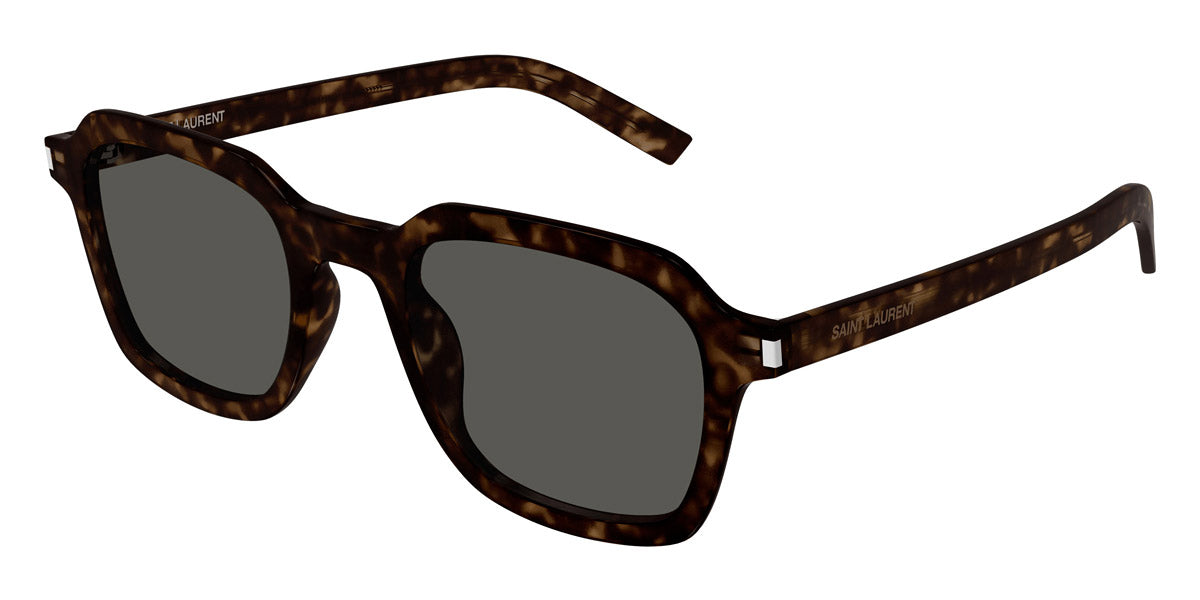 Saint Laurent® 715 SLIM SL 715 SLIM 002 49 - Havana / Gray Sunglasses
