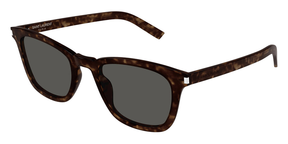Saint Laurent® 716 SLIM SL 716 SLIM 002 50 - Havana / Gray Sunglasses