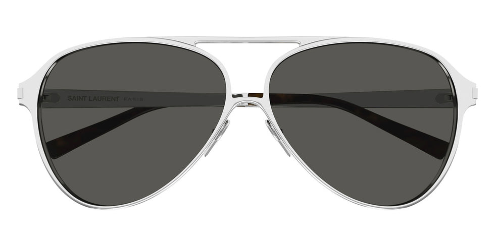 Saint Laurent® 734 SL 734 002 62 - Silver / Gray Sunglasses