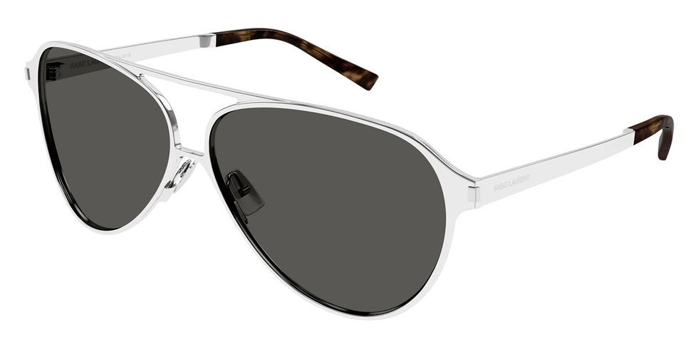 Saint Laurent® 734 SL 734 002 62 - Silver / Gray Sunglasses