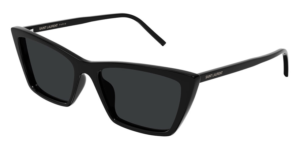 Saint Laurent® 737 MICA THIN SL 737 MICA THIN 001 54 - Black / Black Sunglasses