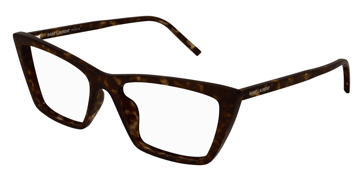 Saint Laurent® 737 MICA THIN OPT SL 737 MICA THIN OPT 002 54 - Havana Eyeglasses