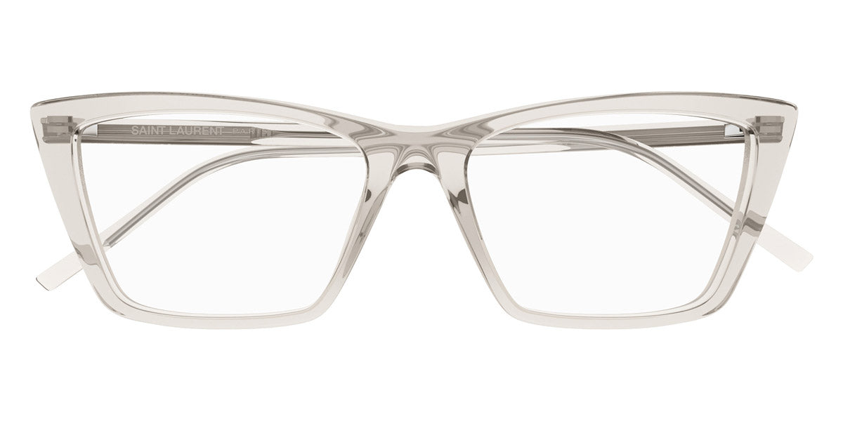Saint Laurent® 737 MICA THIN OPT SL 737 MICA THIN OPT 004 54 - Beige Eyeglasses