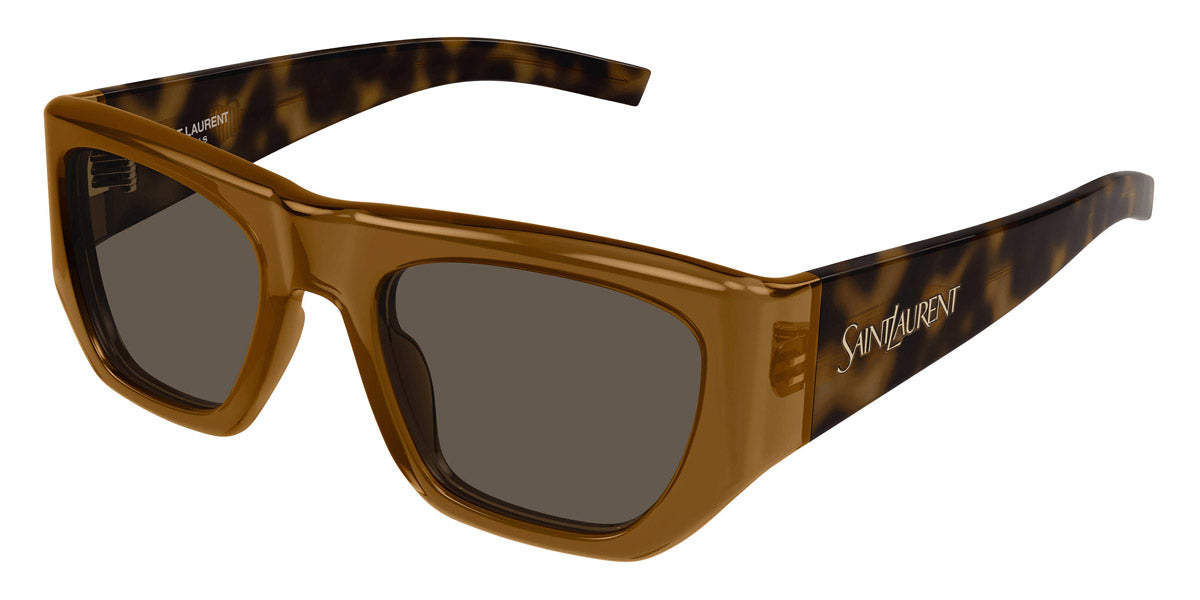 Saint Laurent® 740 SL 740 002 52 - Brown/Havana / Brown Sunglasses