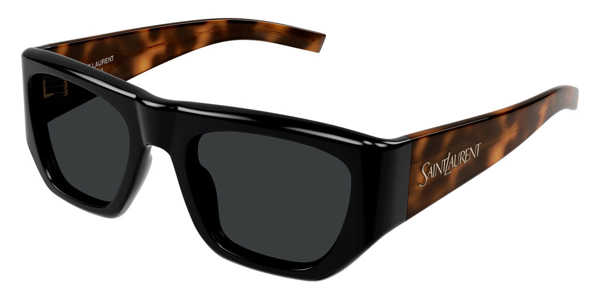 Saint Laurent® 740 SL 740 004 52 - Black/Havana / Black Sunglasses