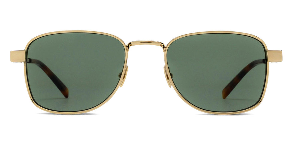 Saint Laurent® 741 SL 741 003 53 - Gold / Green Sunglasses