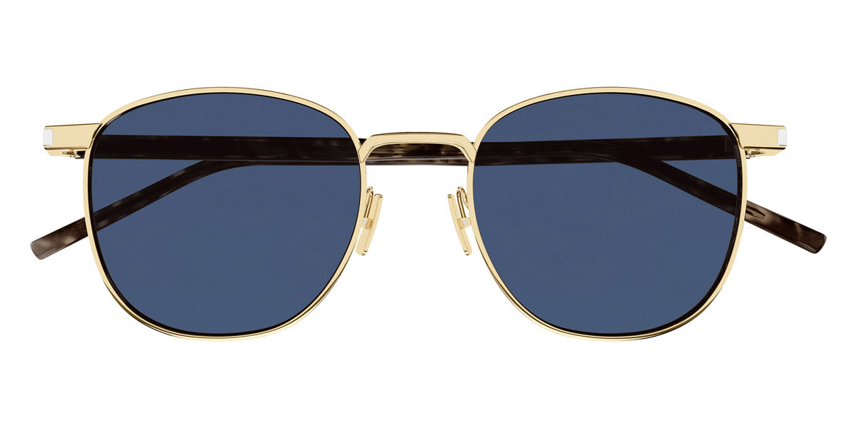Saint Laurent® 747 SL 747 005 51 - Gold/Crystal / Blue Sunglasses