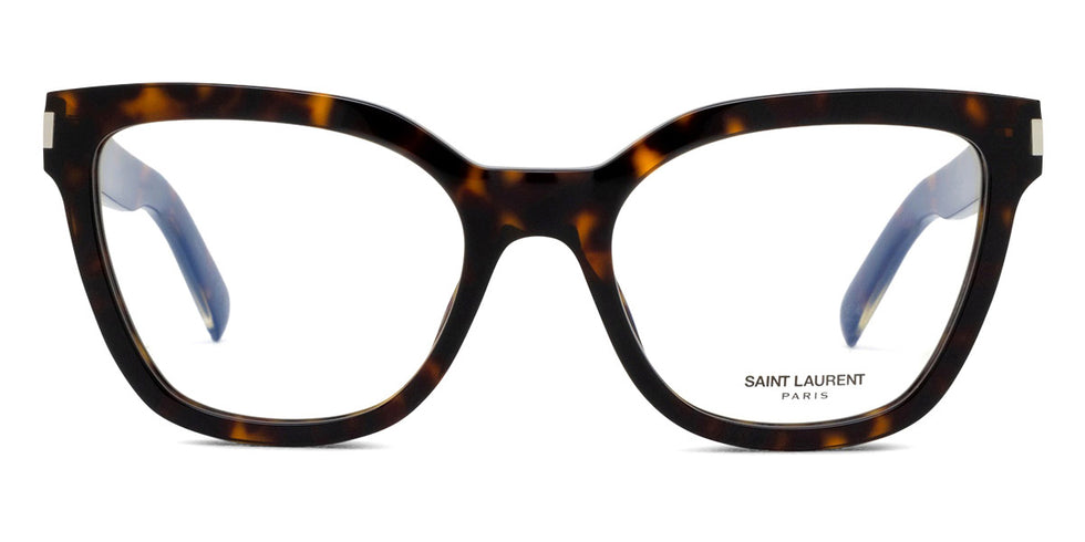 Saint Laurent® 748 SL 748 002 54 - Havana/Crystal Eyeglasses