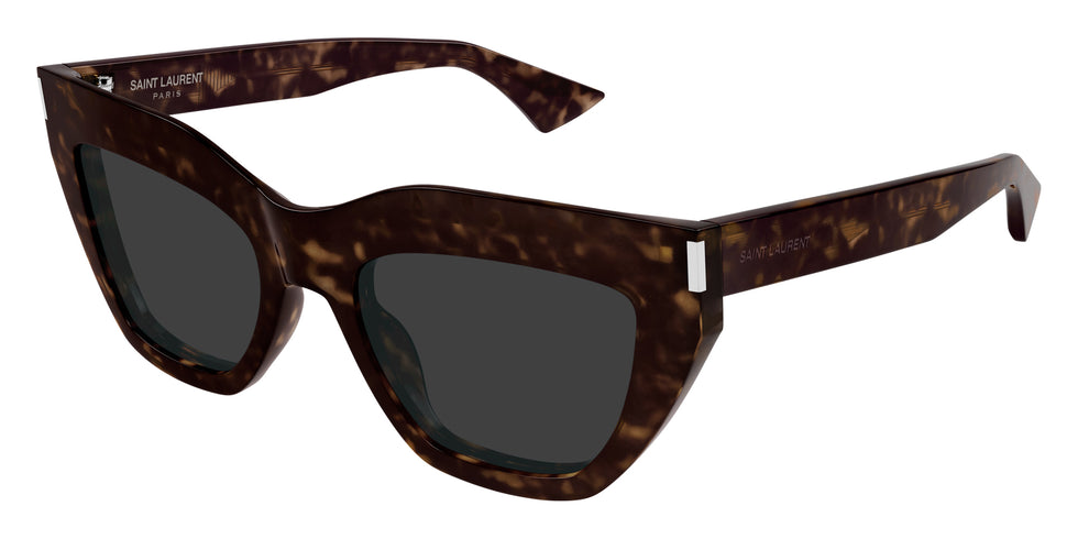 Saint Laurent® 759 SL 759 002 53 - Havana / Gray Sunglasses