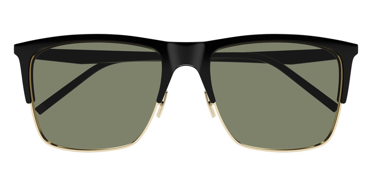 Saint Laurent® 768 SL 768 001 57 - Black / Green Sunglasses