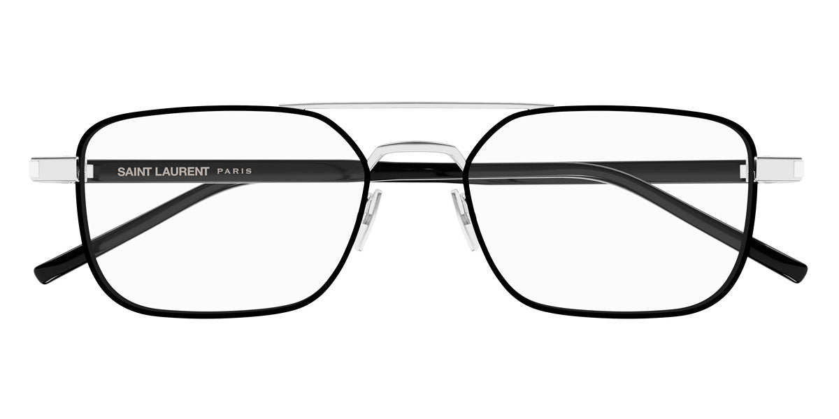 Saint Laurent® 780 SL 780 003 52 - Silver/Crystal Eyeglasses