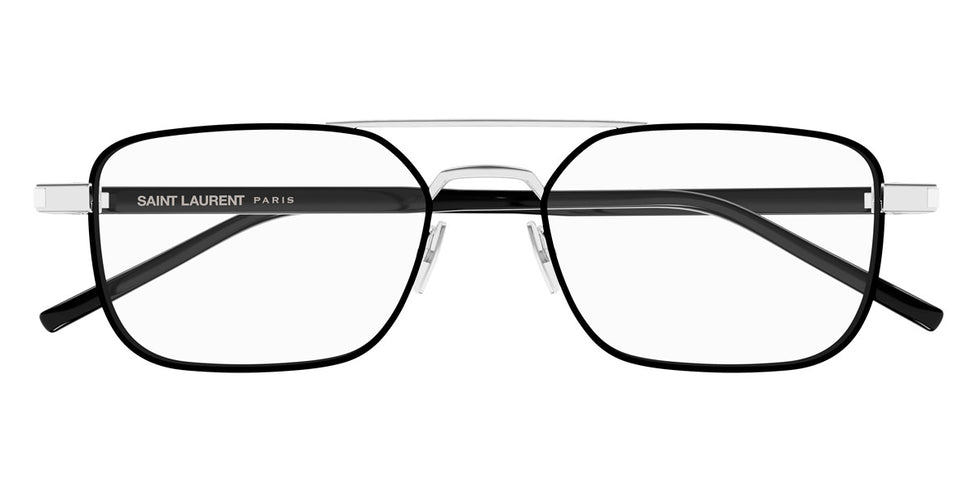 Saint Laurent® 780 SL 780 003 52 - Silver/Crystal Eyeglasses