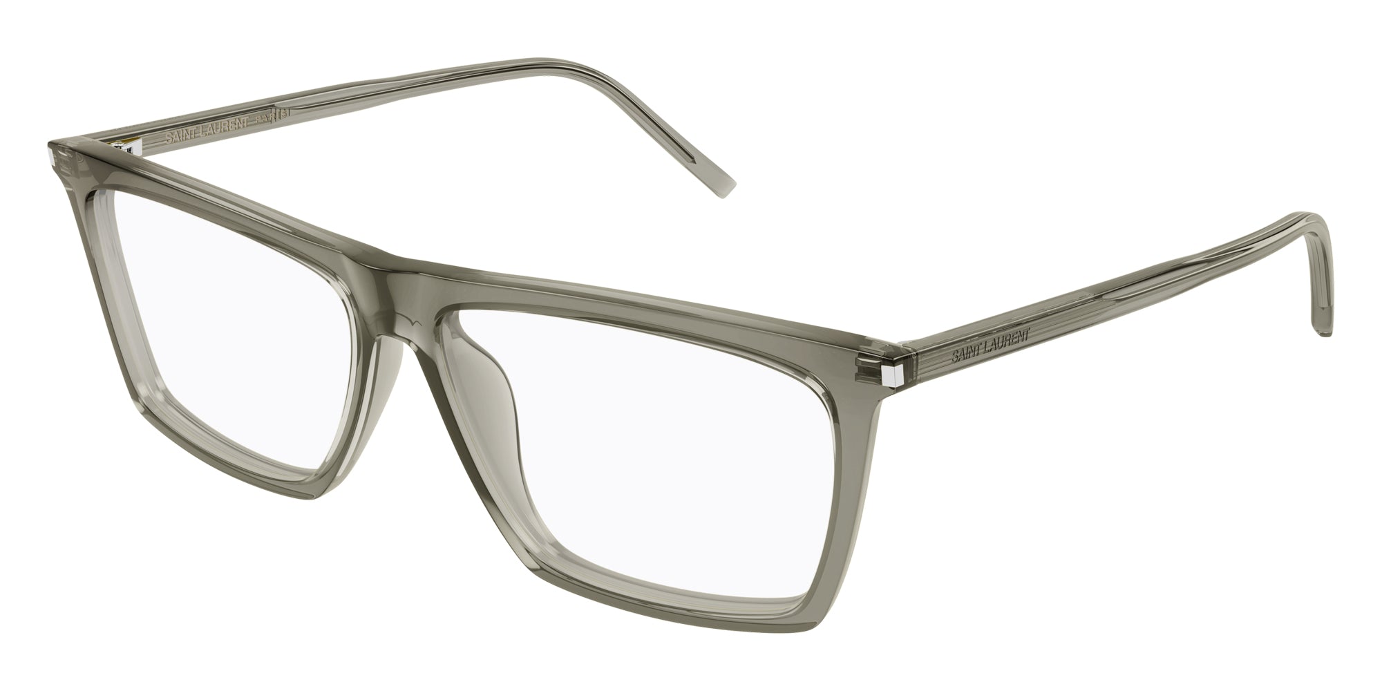 Saint Laurent® 803 SL 803 012 59 - Brown / Transparent AR Eyeglasses