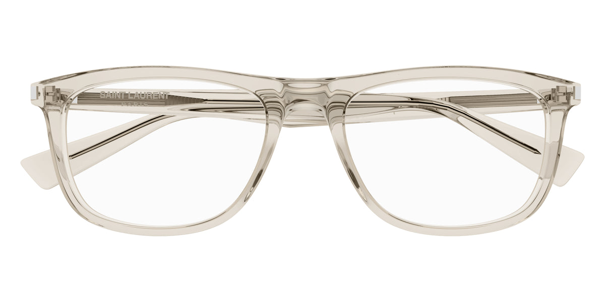 Saint Laurent® 812 SL 812 008 58 - Beige / Transparent AR Eyeglasses