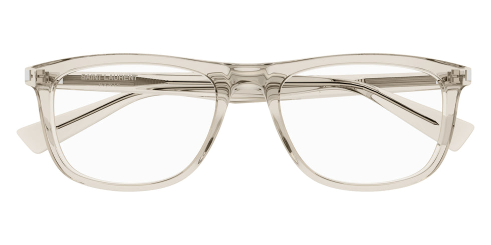 Saint Laurent® 812 SL 812 008 58 - Beige / Transparent AR Eyeglasses