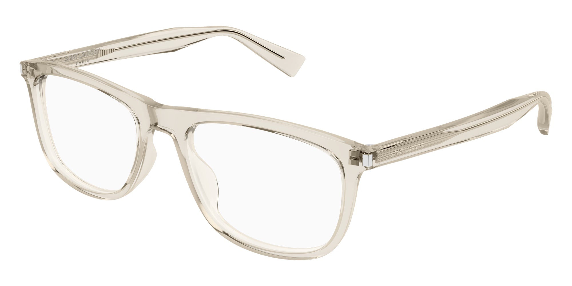 Saint Laurent® 812 SL 812 008 58 - Beige / Transparent AR Eyeglasses