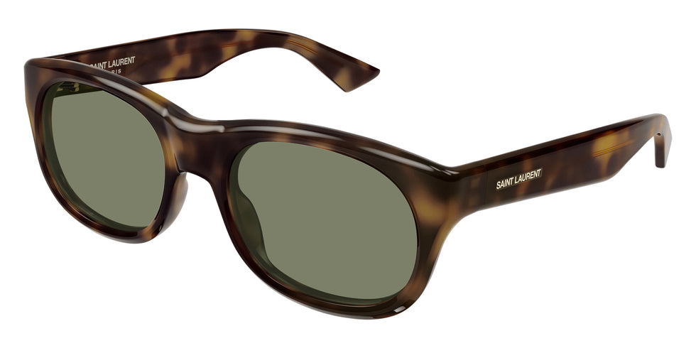 Saint Laurent® 815 ROMY SL 815 ROMY 002 56 - Havana / Green Sunglasses