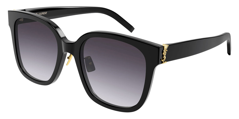 Saint Laurent® M105/F SL M105/F 002 55 - Black / Gray Gradient Sunglasses