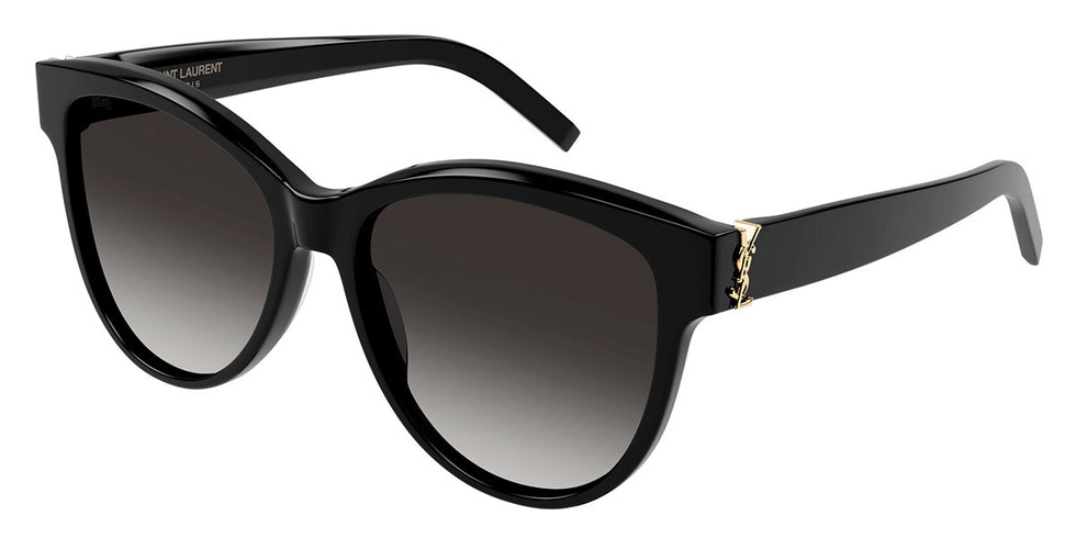 Saint Laurent® M107 SL M107 002 55 - Black / Gray Gradient Sunglasses