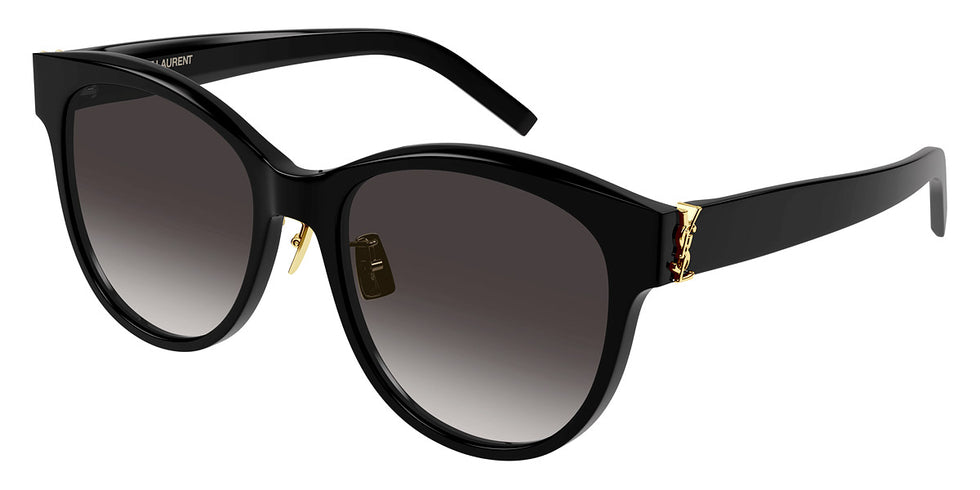 Saint Laurent® M107/K SL M107/K 004 56 - Black / Gray AR Polarized Sunglasses