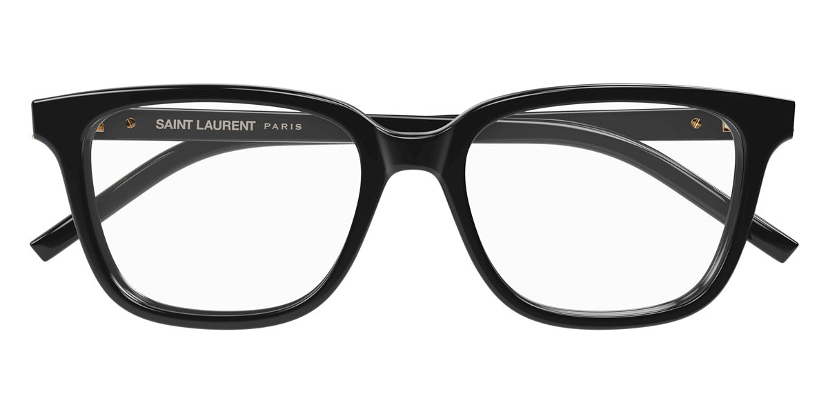 Saint Laurent® M110/F SL M110/F 001 53 - Black / Transparent AR Eyeglasses