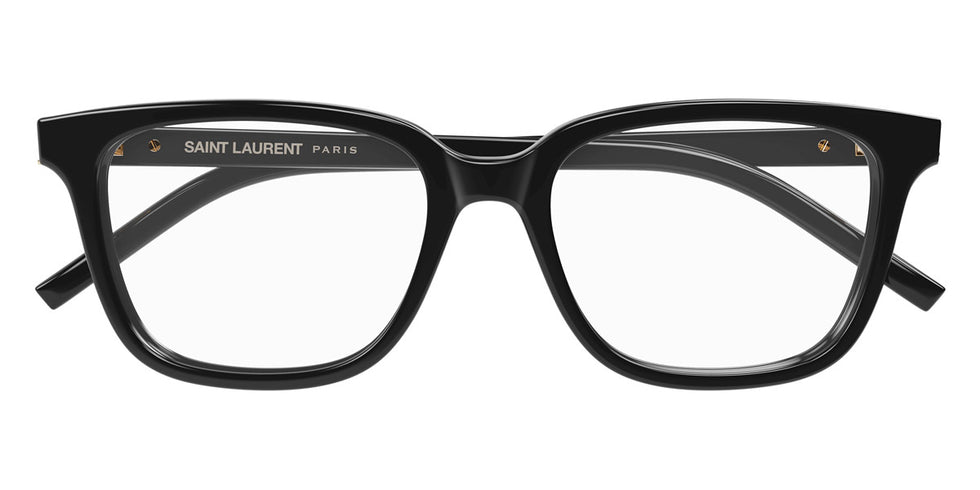 Saint Laurent® M110/F SL M110/F 001 53 - Black / Transparent AR Eyeglasses