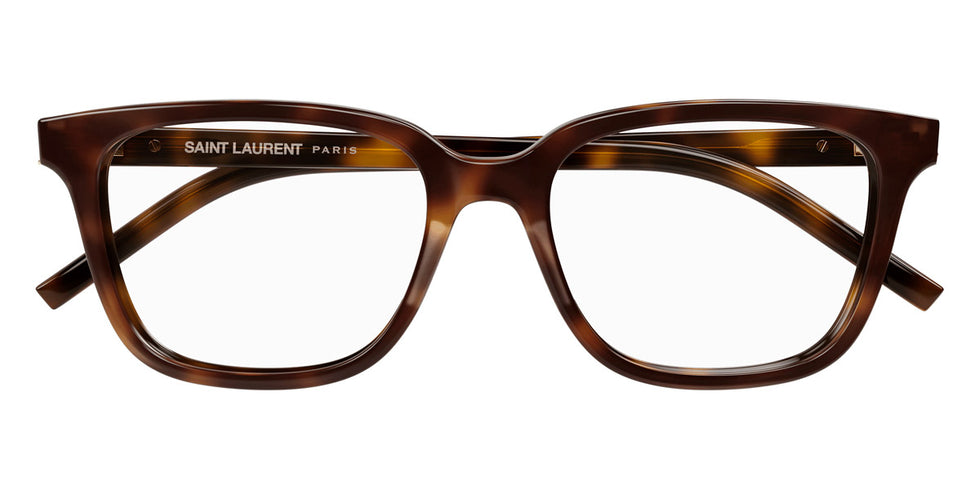 Saint Laurent® M110/F SL M110/F 002 53 - Havana / Transparent AR Eyeglasses