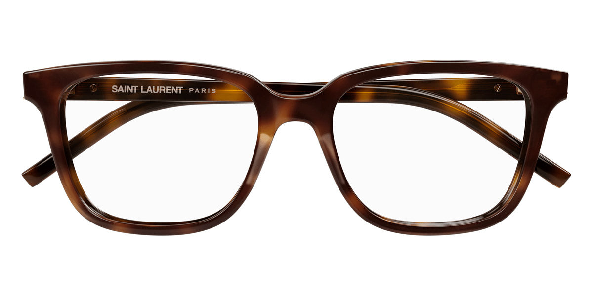 Saint Laurent® M110/F SL M110/F 002 53 - Havana / Transparent AR Eyeglasses