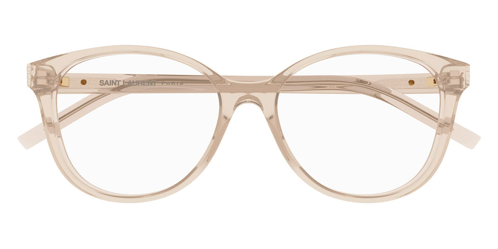 Saint Laurent® M112 SL M112 003 54 - Nude / Transparent AR Eyeglasses
