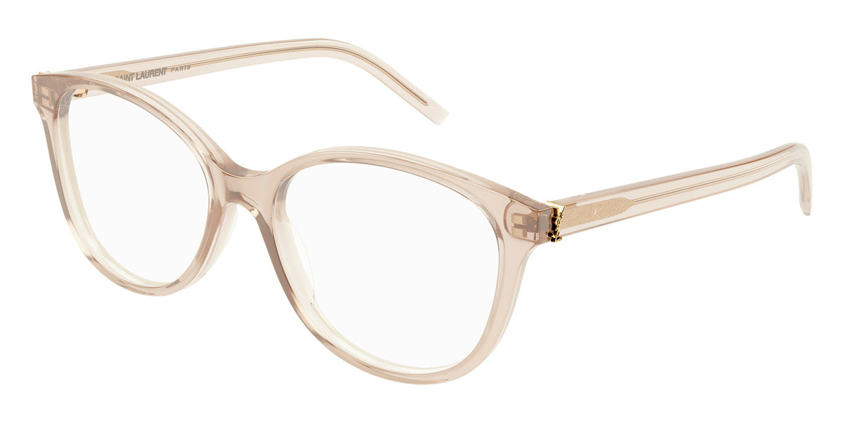 Saint Laurent® M112 SL M112 003 54 - Nude / Transparent AR Eyeglasses