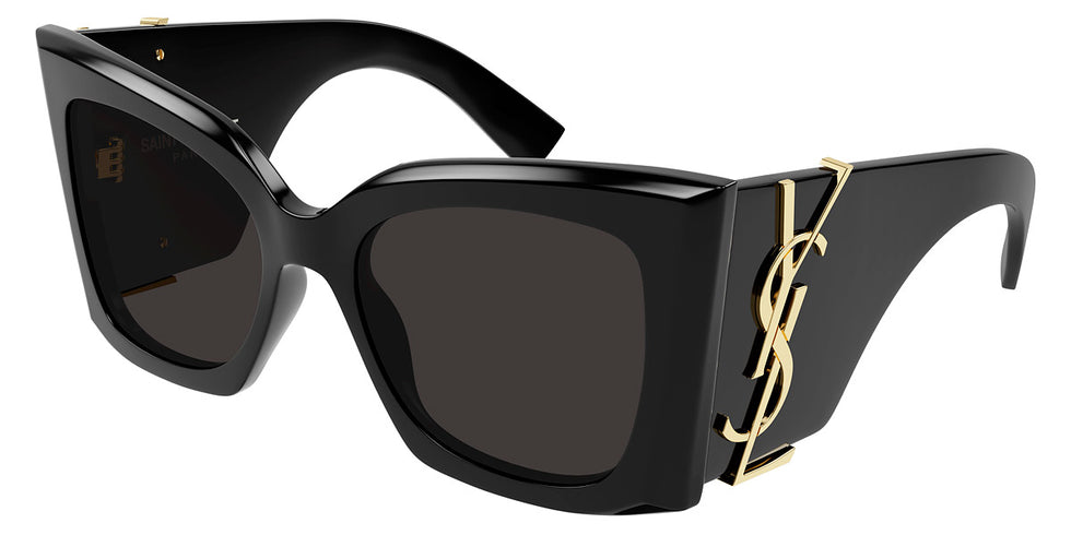 Saint Laurent® M119 BLAZE SL M119 BLAZE 001 54 - Black / Black Sunglasses