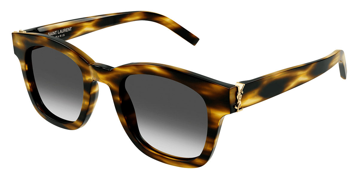 Saint Laurent® M124 SL M124 003 49 - Havana / Gray Gradient Sunglasses
