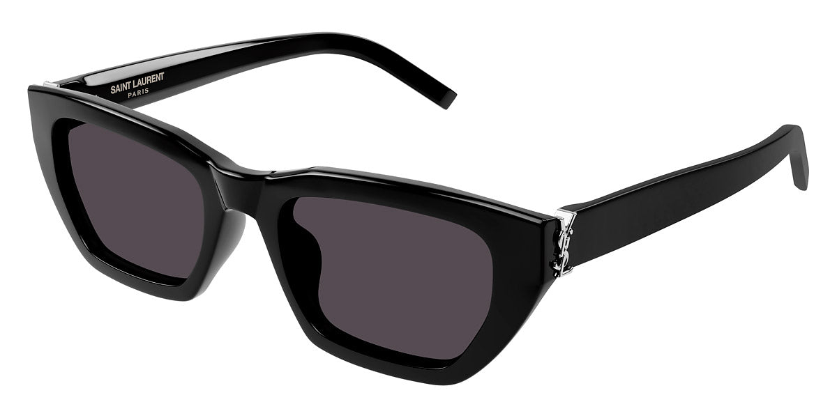 Saint Laurent® M127/F SL M127/F 001 53 - Black / Black Sunglasses