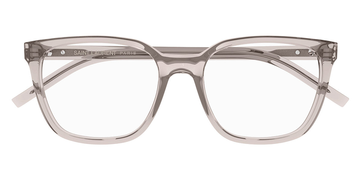 Saint Laurent® M129 SL M129 005 54 - Nude / Transparent AR Eyeglasses