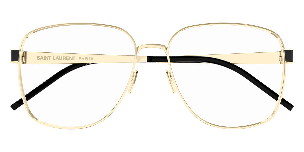 Saint Laurent® M134 SL M134 003 57 - Gold / Transparent AR Eyeglasses
