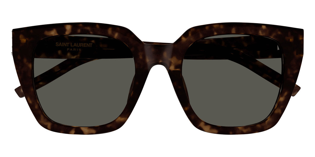 Saint Laurent® M143/F SL M143/F 002 52 - Havana / Gray Sunglasses