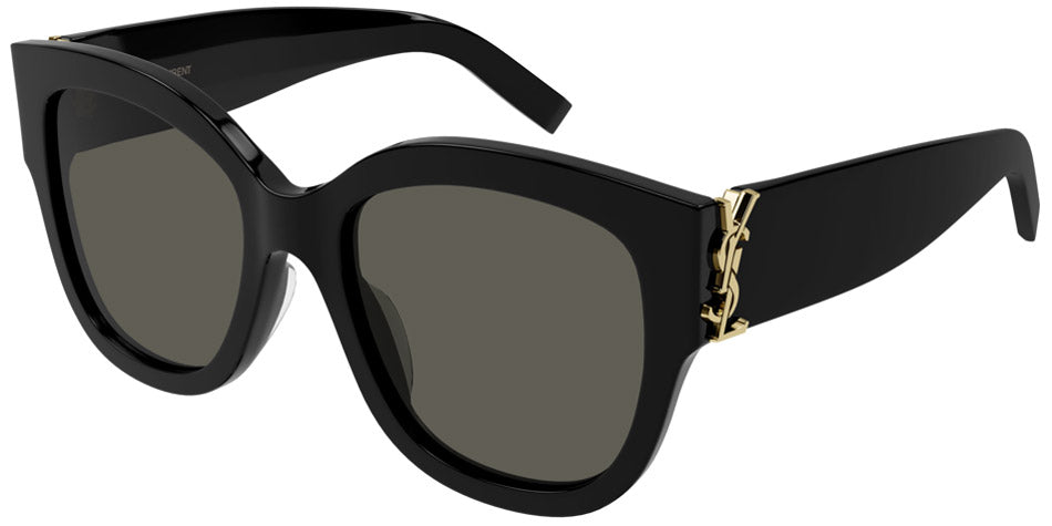 Saint Laurent® M95/F SL M95/F 001 56 - Black / Gray Sunglasses