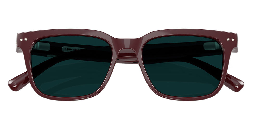 Nuance Audio® 0AW5001 NU 0AW5001 Shiny Burgundy/Clear To Emerald 54 - Shiny Burgundy/Clear To Emerald Sunglasses