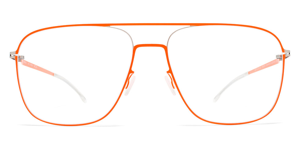 Mykita® STEEN MYK STEEN Silver/Neon Orange 56 - Silver/Neon Orange Eyeglasses