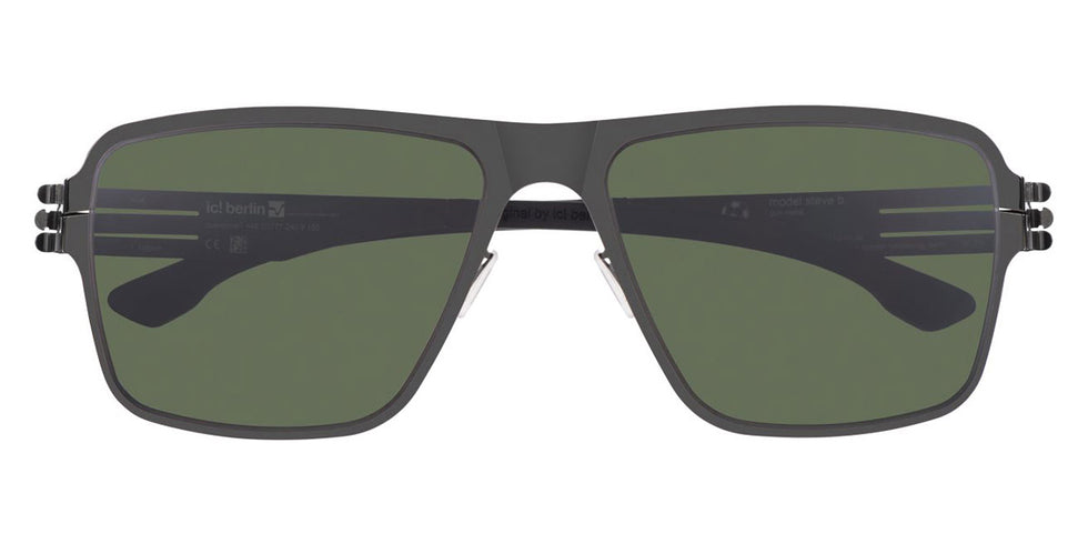 Ic! Berlin® Steve B Gunmetal 58 Sunglasses
