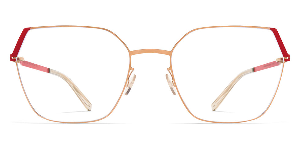 Mykita® STINE MYK STINE Champagne Gold/Goji Red 54 - Champagne Gold/Goji Red Eyeglasses